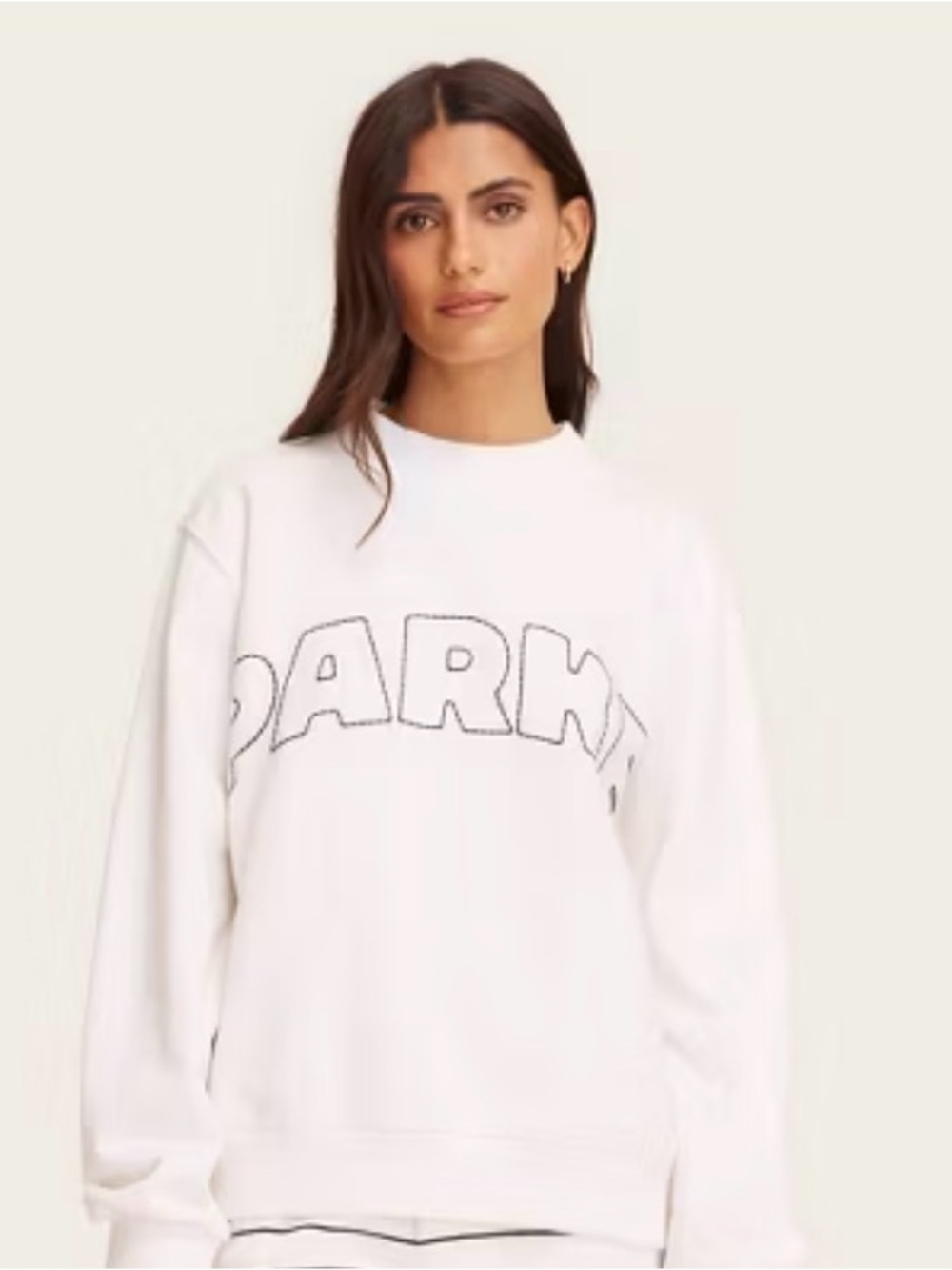 PARKE X TARGET Embroidered Crewneck Sweatshirt - CREAM SOLD OUT